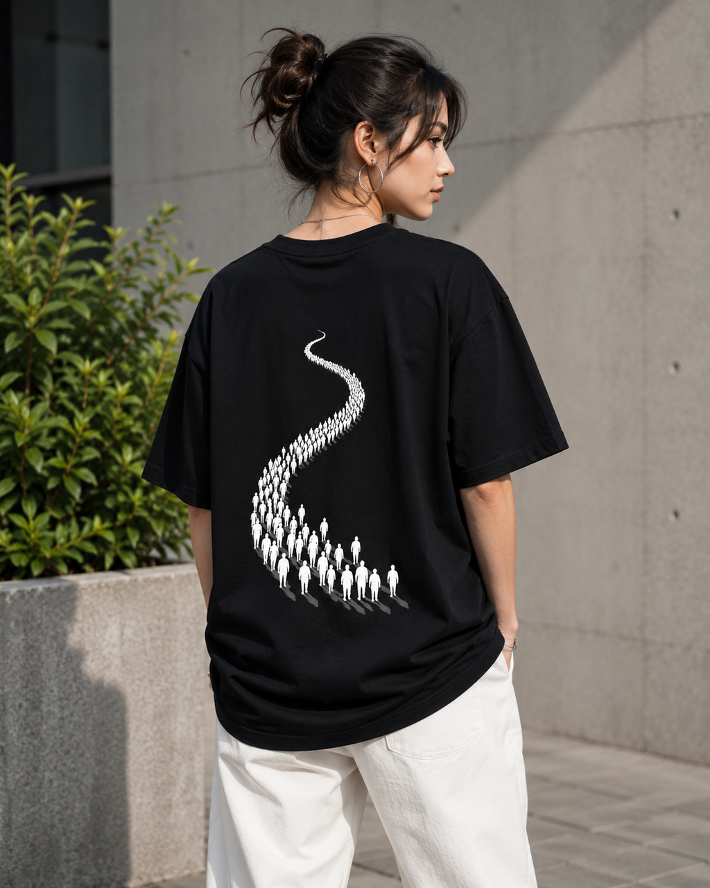 YOUNG INDIA - UNMUTED BLACK EDITION T SHIRT