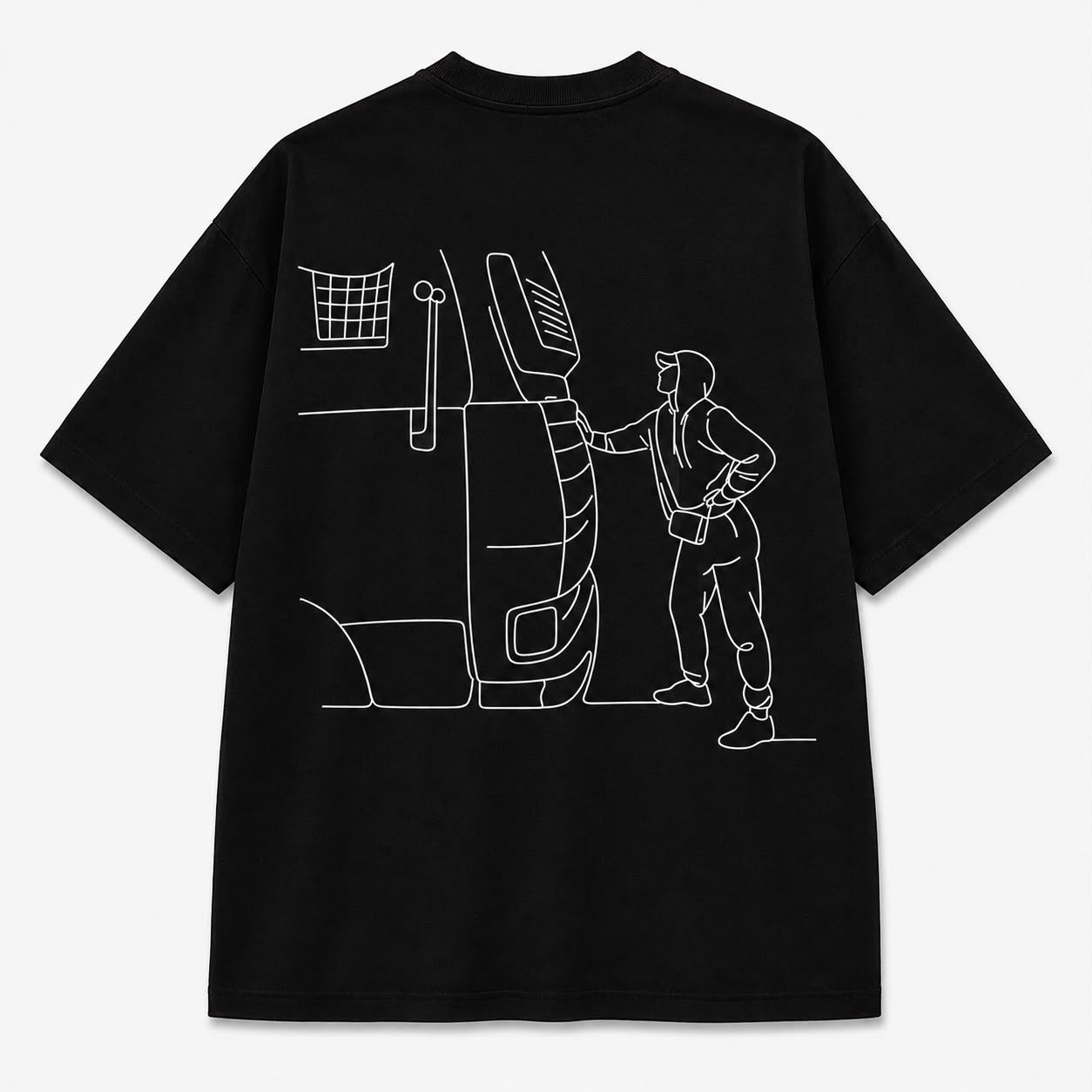 YOUNG INDIA LIMITED EDITION - NEETHI BLACK EDITION T SHIRT