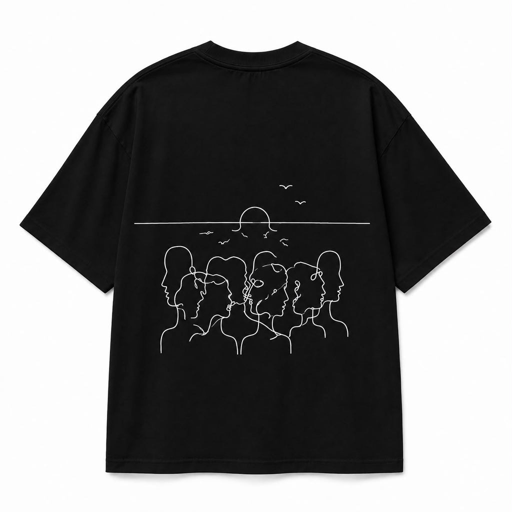 YOUNG INDIA - THINK BLACK EDITION T SHIRT