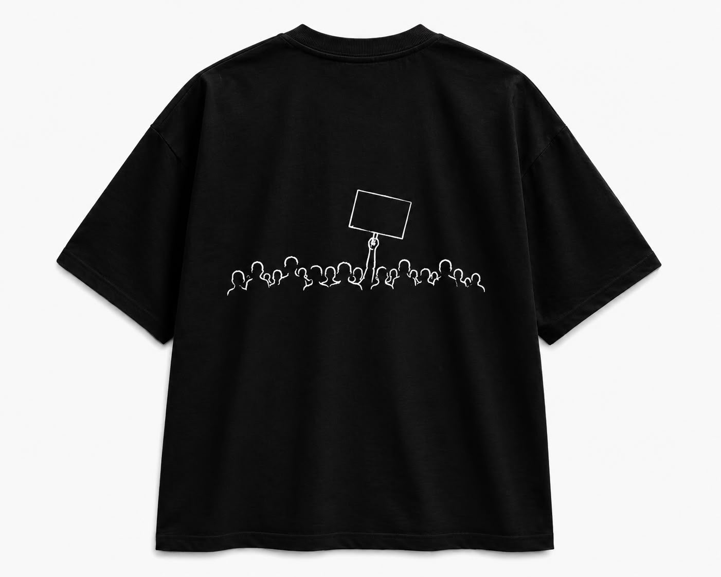 YOUNG INDIA - PROTEST BLACK EDITION T SHIRT